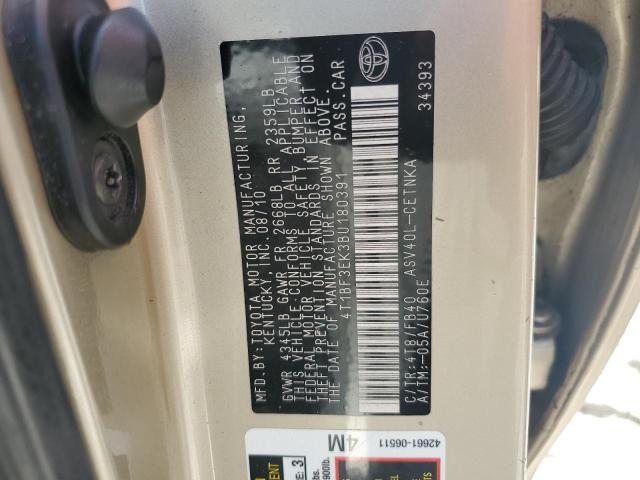 Photo 11 VIN: 4T1BF3EK3BU180391 - TOYOTA CAMRY BASE 