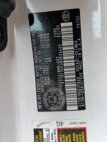 Photo 11 VIN: 4T1BF3EK3BU633425 - TOYOTA CAMRY 