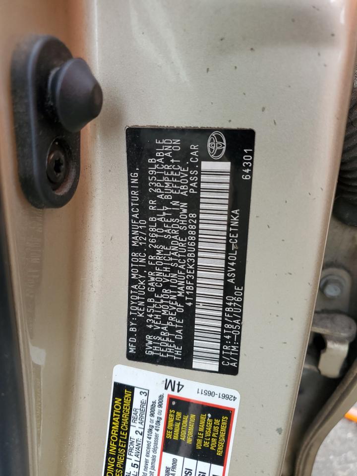 Photo 11 VIN: 4T1BF3EK3BU688828 - TOYOTA CAMRY 