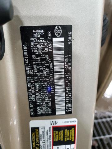 Photo 12 VIN: 4T1BF3EK3BU708673 - TOYOTA CAMRY BASE 