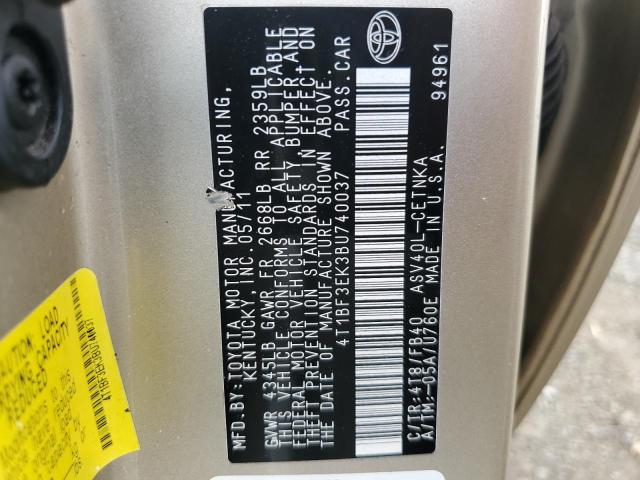 Photo 11 VIN: 4T1BF3EK3BU740037 - TOYOTA CAMRY 