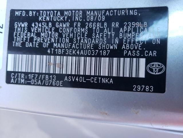 Photo 12 VIN: 4T1BF3EK4AU037187 - TOYOTA CAMRY 