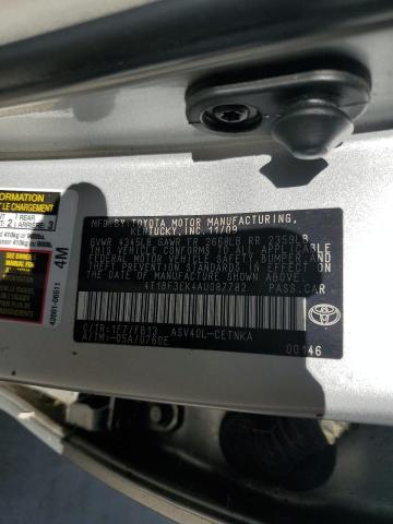 Photo 11 VIN: 4T1BF3EK4AU087782 - TOYOTA CAMRY BASE 