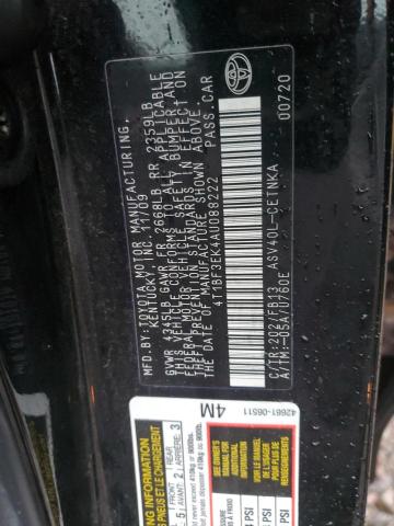 Photo 12 VIN: 4T1BF3EK4AU088222 - TOYOTA CAMRY BASE 