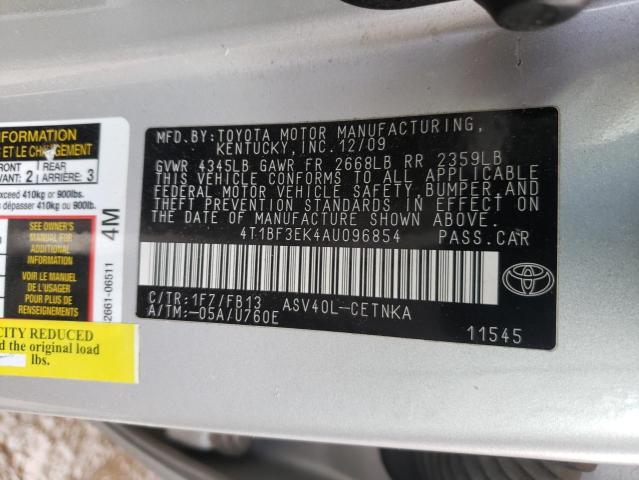 Photo 11 VIN: 4T1BF3EK4AU096854 - TOYOTA CAMRY BASE 