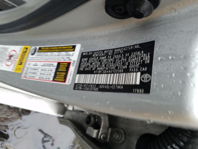 Photo 9 VIN: 4T1BF3EK4AU102068 - TOYOTA CAMRY BASE 