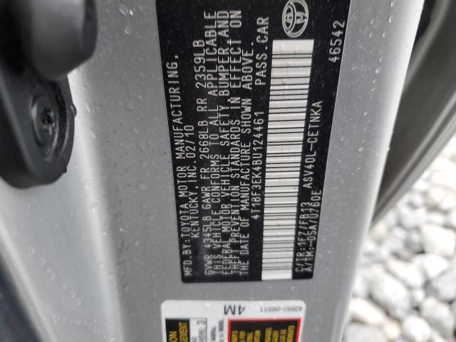 Photo 11 VIN: 4T1BF3EK4BU124461 - TOYOTA CAMRY BASE 