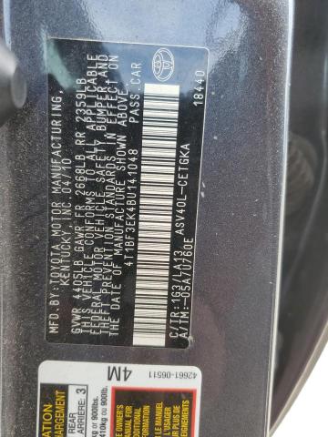 Photo 11 VIN: 4T1BF3EK4BU141048 - TOYOTA CAMRY BASE 