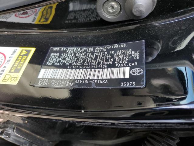 Photo 12 VIN: 4T1BF3EK4BU181436 - TOYOTA CAMRY 