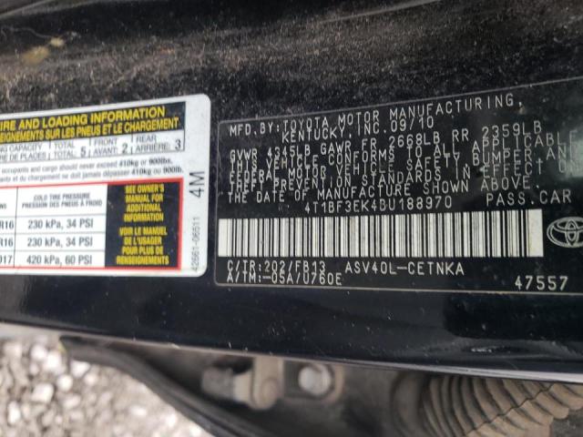 Photo 11 VIN: 4T1BF3EK4BU188970 - TOYOTA CAMRY BASE 