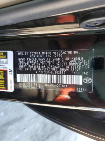 Photo 9 VIN: 4T1BF3EK4BU202852 - TOYOTA CAMRY BASE 