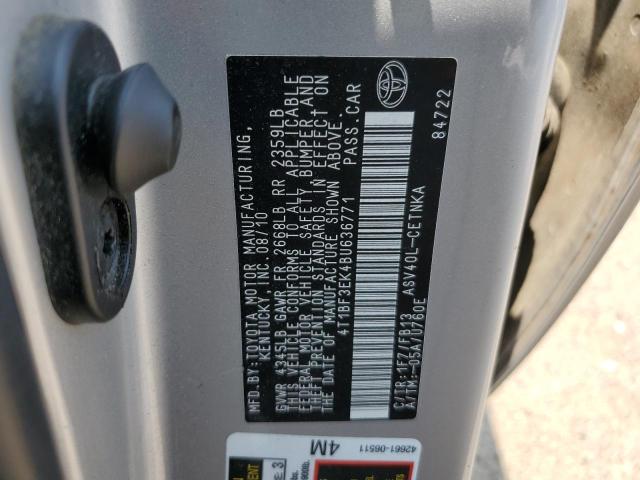 Photo 11 VIN: 4T1BF3EK4BU636771 - TOYOTA CAMRY BASE 