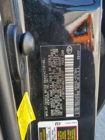 Photo 11 VIN: 4T1BF3EK4BU771717 - TOYOTA CAMRY BASE 