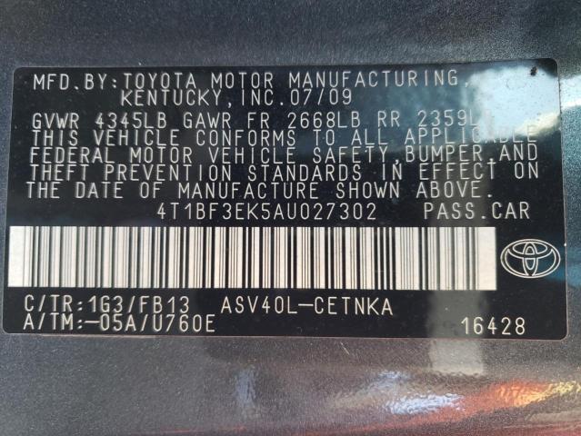 Photo 11 VIN: 4T1BF3EK5AU027302 - TOYOTA CAMRY 