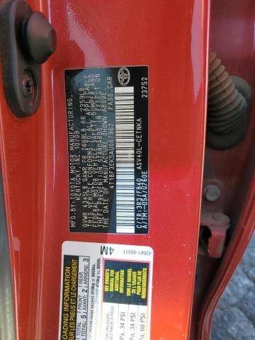 Photo 11 VIN: 4T1BF3EK5AU067962 - TOYOTA CAMRY BASE 