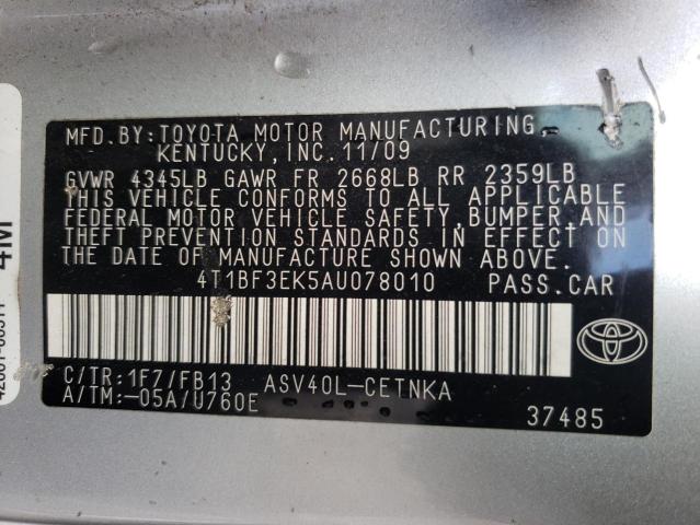 Photo 11 VIN: 4T1BF3EK5AU078010 - TOYOTA CAMRY BASE 