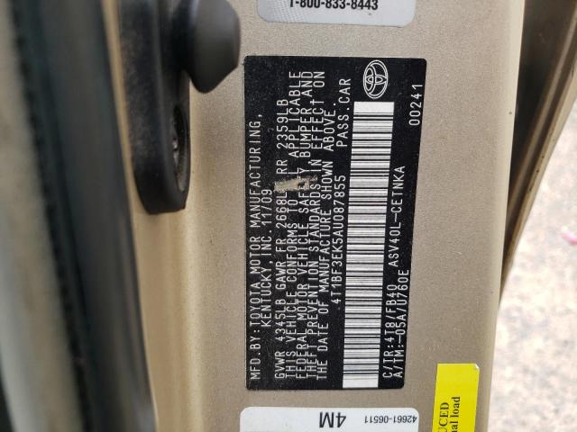 Photo 11 VIN: 4T1BF3EK5AU087855 - TOYOTA CAMRY 