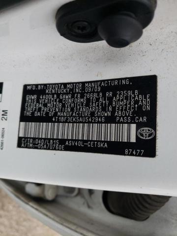 Photo 9 VIN: 4T1BF3EK5AU542946 - TOYOTA CAMRY BASE 