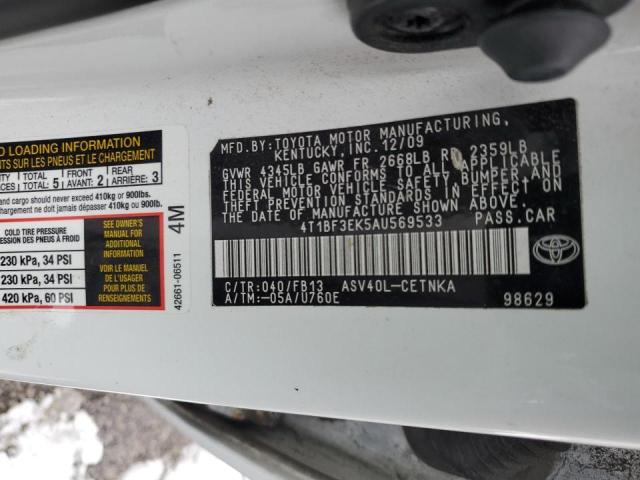 Photo 12 VIN: 4T1BF3EK5AU569533 - TOYOTA CAMRY 