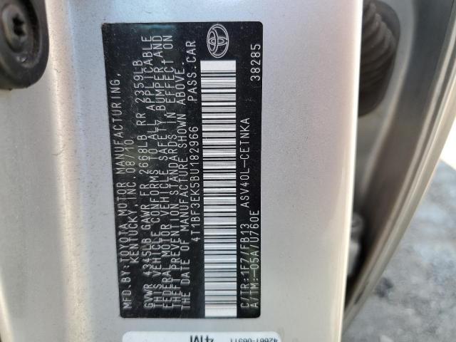 Photo 11 VIN: 4T1BF3EK5BU182966 - TOYOTA CAMRY 