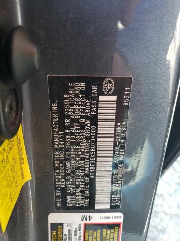 Photo 11 VIN: 4T1BF3EK5BU734000 - TOYOTA CAMRY BASE 