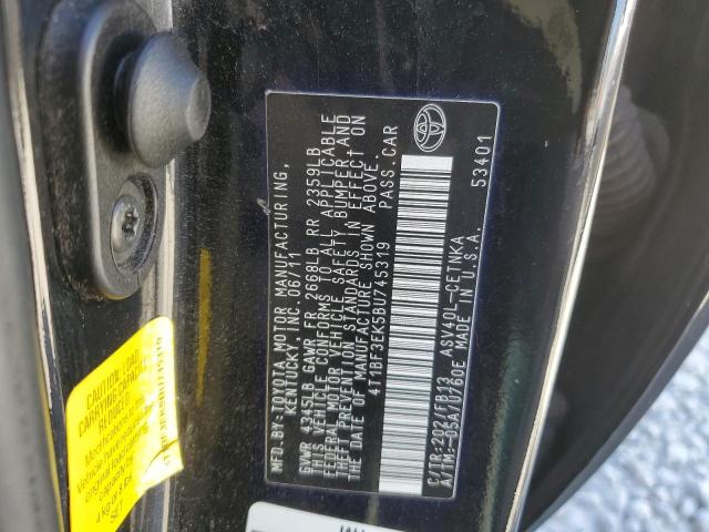 Photo 11 VIN: 4T1BF3EK5BU745319 - TOYOTA CAMRY BASE 