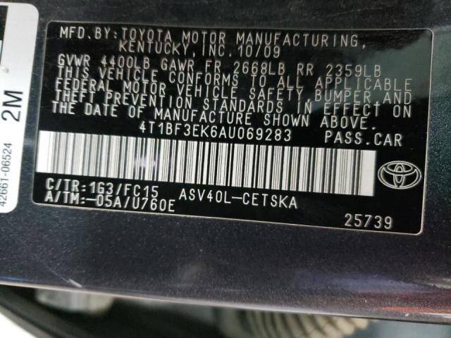 Photo 11 VIN: 4T1BF3EK6AU069283 - TOYOTA CAMRY BASE 