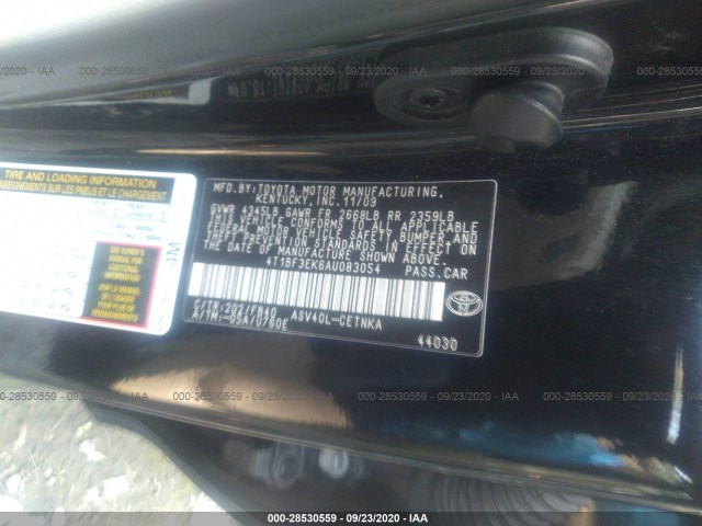 Photo 8 VIN: 4T1BF3EK6AU083054 - TOYOTA CAMRY 