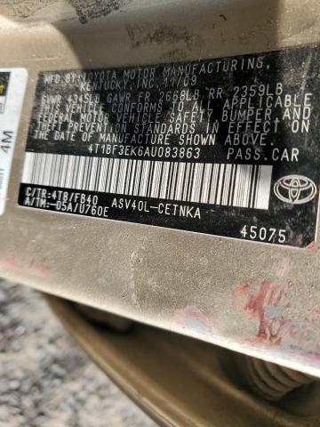 Photo 11 VIN: 4T1BF3EK6AU083863 - TOYOTA CAMRY BASE 