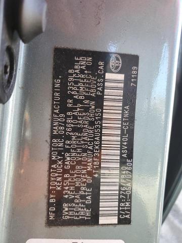 Photo 11 VIN: 4T1BF3EK6AU535150 - TOYOTA CAMRY 