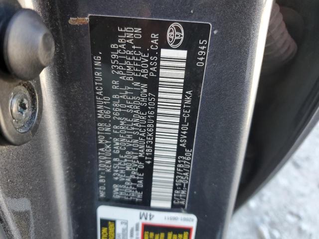 Photo 11 VIN: 4T1BF3EK6BU161057 - TOYOTA CAMRY 