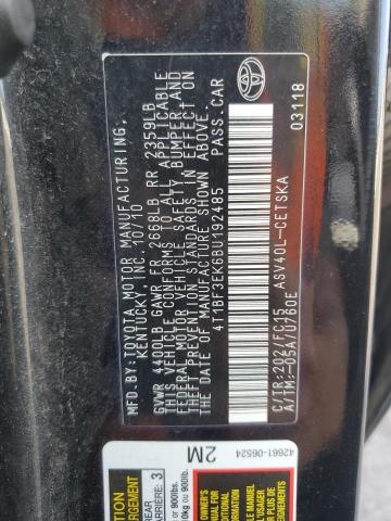 Photo 12 VIN: 4T1BF3EK6BU192485 - TOYOTA CAMRY BASE 