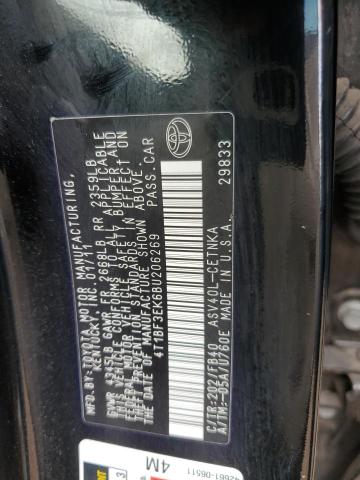 Photo 11 VIN: 4T1BF3EK6BU206269 - TOYOTA CAMRY 