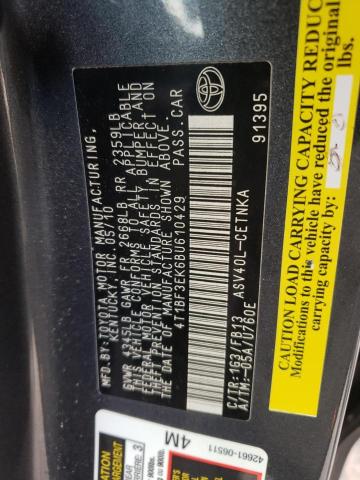 Photo 11 VIN: 4T1BF3EK6BU610429 - TOYOTA CAMRY 