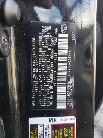 Photo 11 VIN: 4T1BF3EK6BU674096 - TOYOTA CAMRY 