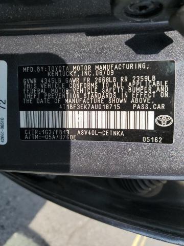 Photo 11 VIN: 4T1BF3EK7AU018715 - TOYOTA CAMRY BASE 