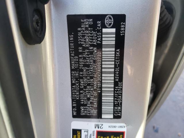 Photo 11 VIN: 4T1BF3EK7AU062732 - TOYOTA CAMRY BASE 