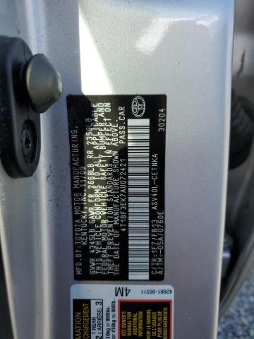 Photo 11 VIN: 4T1BF3EK7AU072421 - TOYOTA CAMRY BASE 