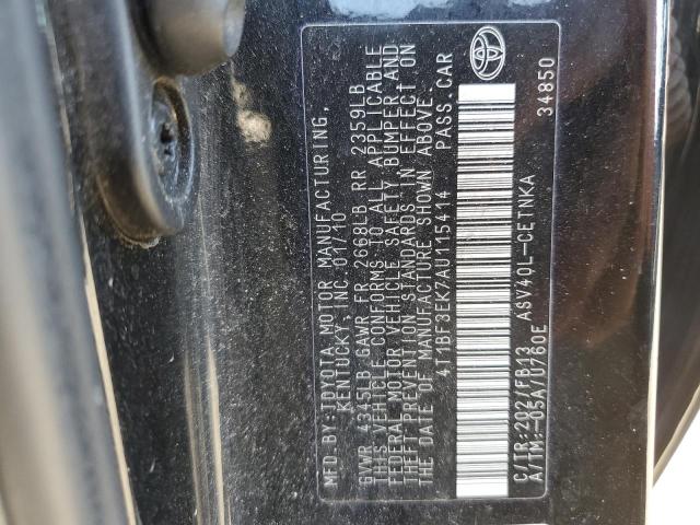 Photo 11 VIN: 4T1BF3EK7AU115414 - TOYOTA CAMRY BASE 