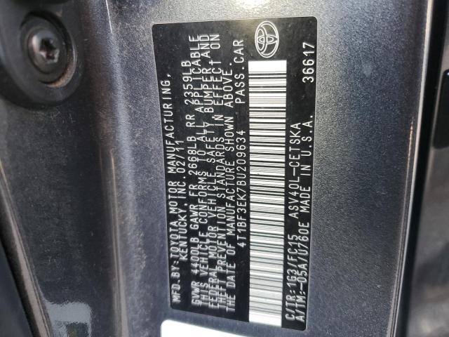 Photo 11 VIN: 4T1BF3EK7BU209634 - TOYOTA CAMRY 