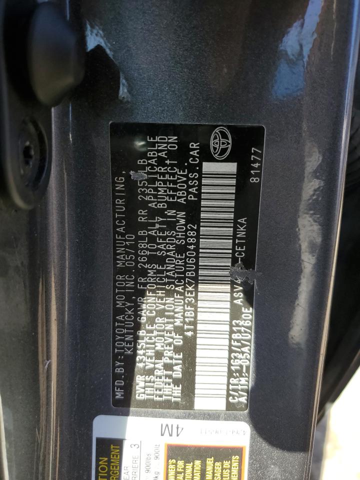 Photo 12 VIN: 4T1BF3EK7BU604882 - TOYOTA CAMRY 