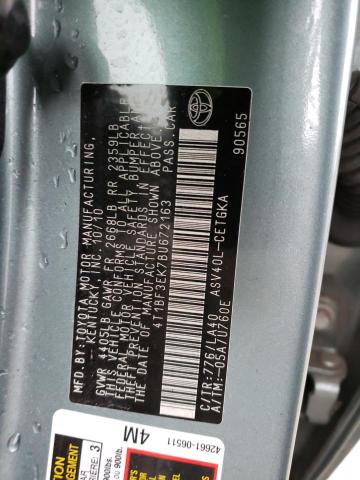 Photo 11 VIN: 4T1BF3EK7BU672163 - TOYOTA CAMRY BASE 