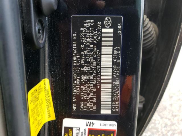 Photo 11 VIN: 4T1BF3EK7BU745077 - TOYOTA CAMRY 