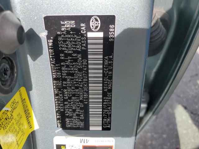 Photo 11 VIN: 4T1BF3EK7BU774790 - TOYOTA CAMRY BASE 