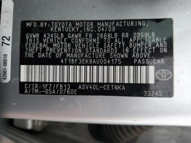 Photo 11 VIN: 4T1BF3EK8AU004175 - TOYOTA CAMRY 