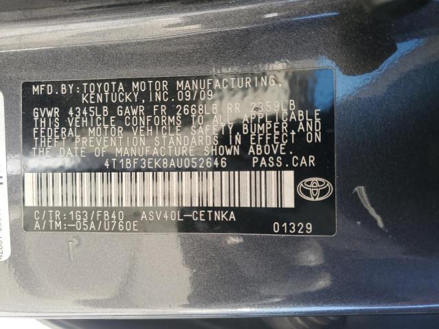 Photo 11 VIN: 4T1BF3EK8AU052646 - TOYOTA CAMRY BASE 