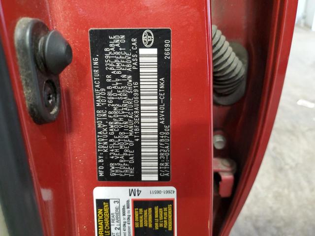 Photo 11 VIN: 4T1BF3EK8AU069916 - TOYOTA CAMRY BASE 