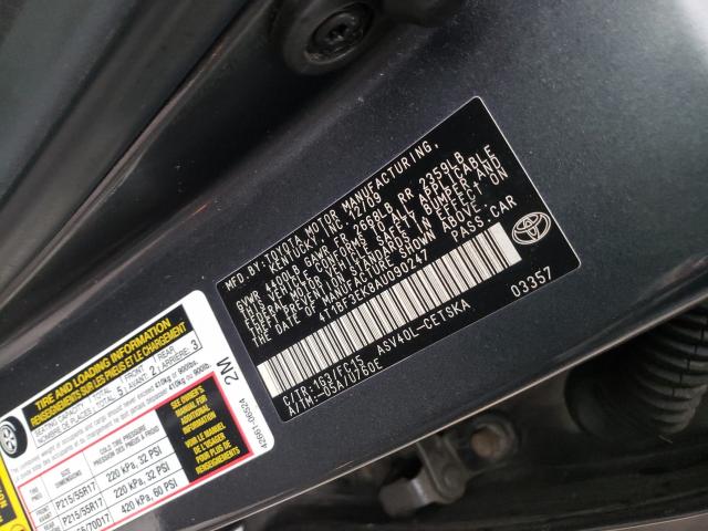 Photo 9 VIN: 4T1BF3EK8AU090247 - TOYOTA CAMRY BASE 