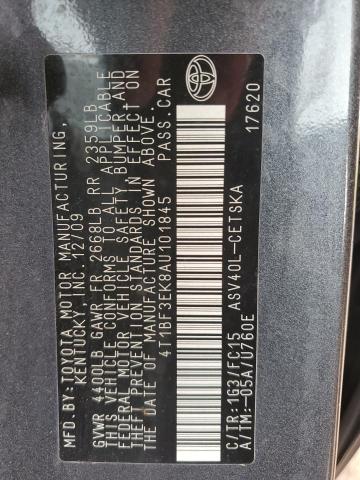 Photo 11 VIN: 4T1BF3EK8AU101845 - TOYOTA CAMRY 