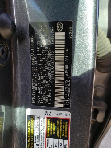 Photo 9 VIN: 4T1BF3EK8AU501940 - TOYOTA CAMRY BASE 